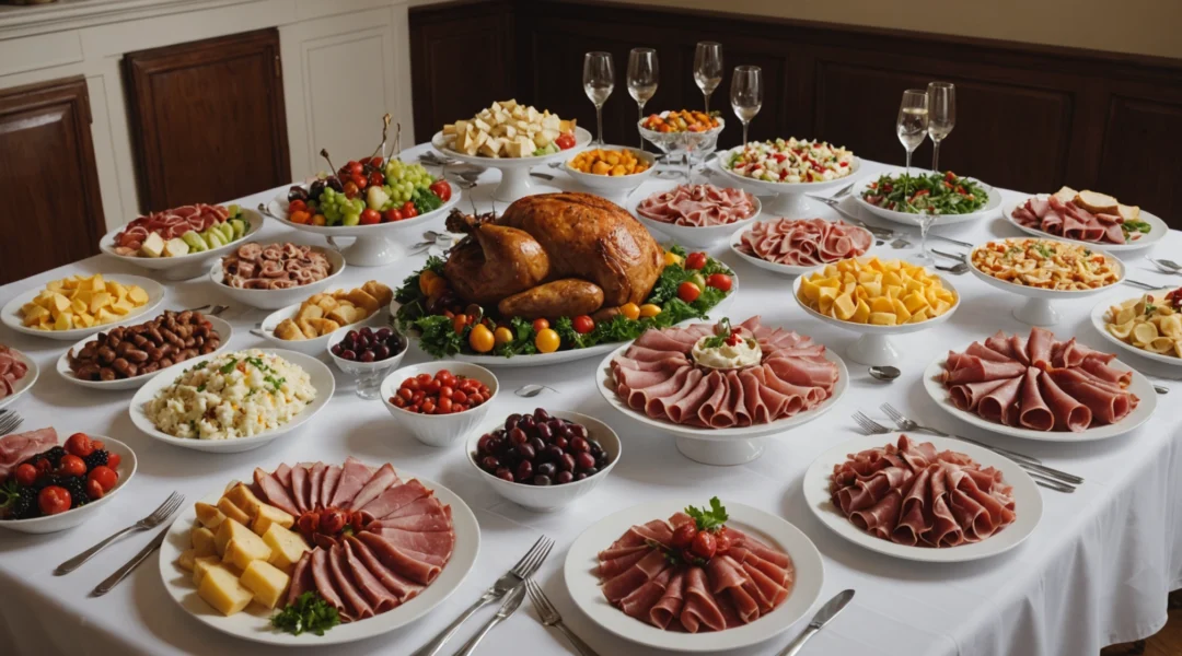 idee buffet froid pour 50 personnes