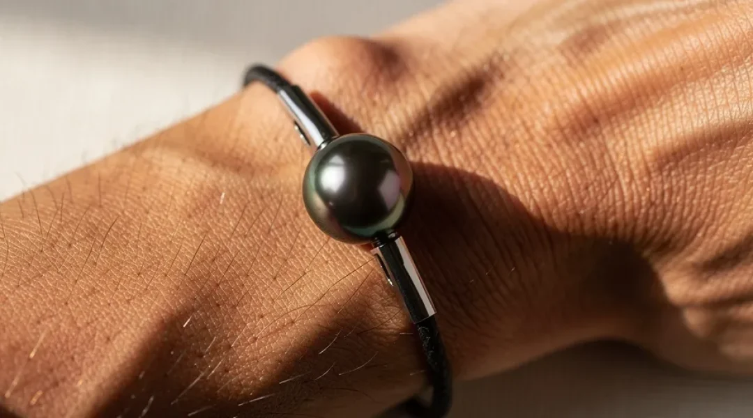 bracelet homme perle tahiti