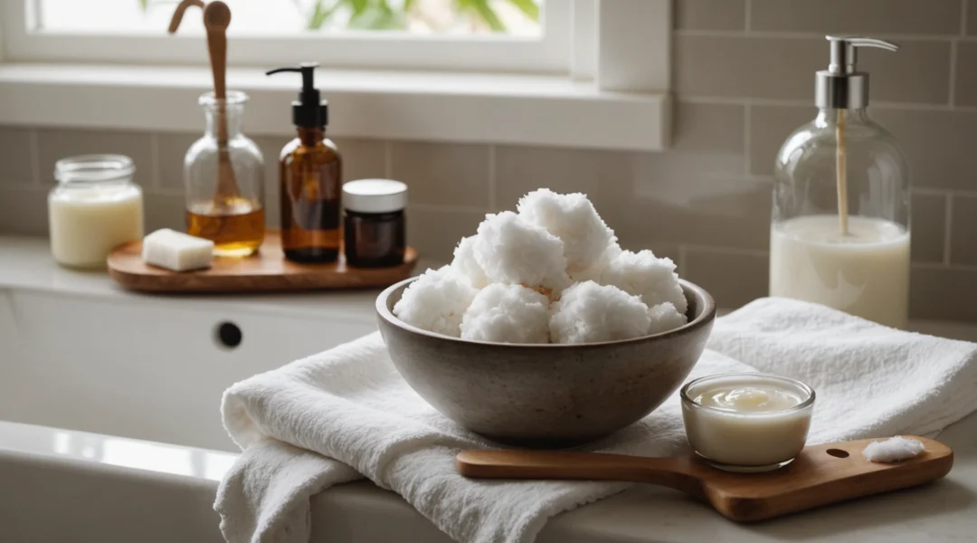 démaquillant huile de coco